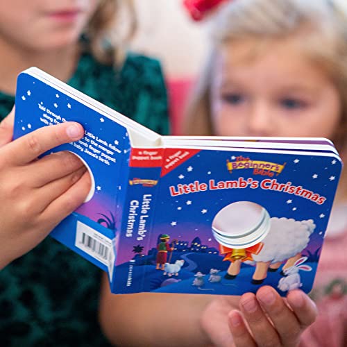 The Beginner's Bible Little Lamb's Christmas: A Finger Puppet Board Book - 646