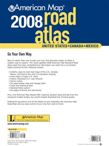 American Map 2008 United States Road Atlas: United States, Canada, Mexico