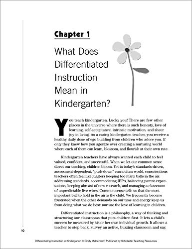 Scholastic Classroom Resources Differentiating Instruction in Kindergarten (SC987029) - 5441