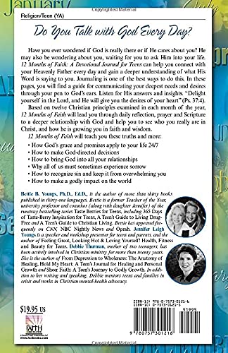 12 Months of Faith: A Devotional Journal For Teens
