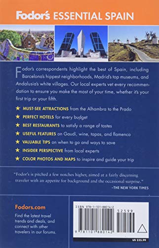 Fodor's Essential Spain (Full-color Travel Guide)