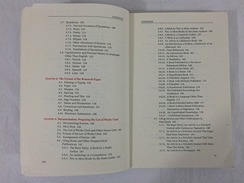 MLA Handbook for Writers of Research Papers