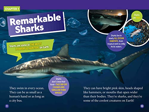 National Geographic Readers: Sharks!: 100 Fun Facts About These Fin-Tastic Fish