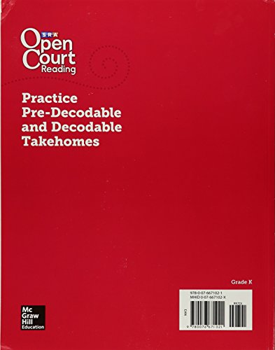 Open Court Reading, Practice PreDecodable and Decodable 4-color Takehome, Grade K (IMAGINE IT)