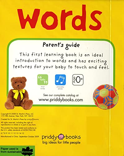 Bright Baby Touch & Feel Words (Bright Baby Touch and Feel)