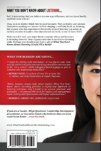 What You Don't Know About Listening (Could Fill a Book): Leadership Edition