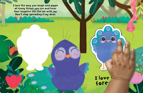 Little Hippo Books Love You Forever - Children's Board Book - Touch and Squeak - Squishy and Squeaky