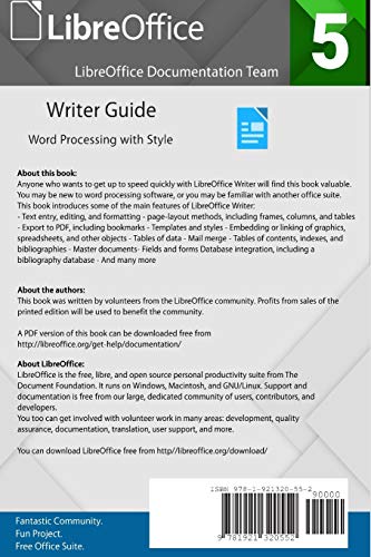 LibreOffice 5.4 Writer Guide