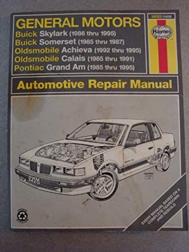 Haynes 38025 Gm N-Cars 85-95