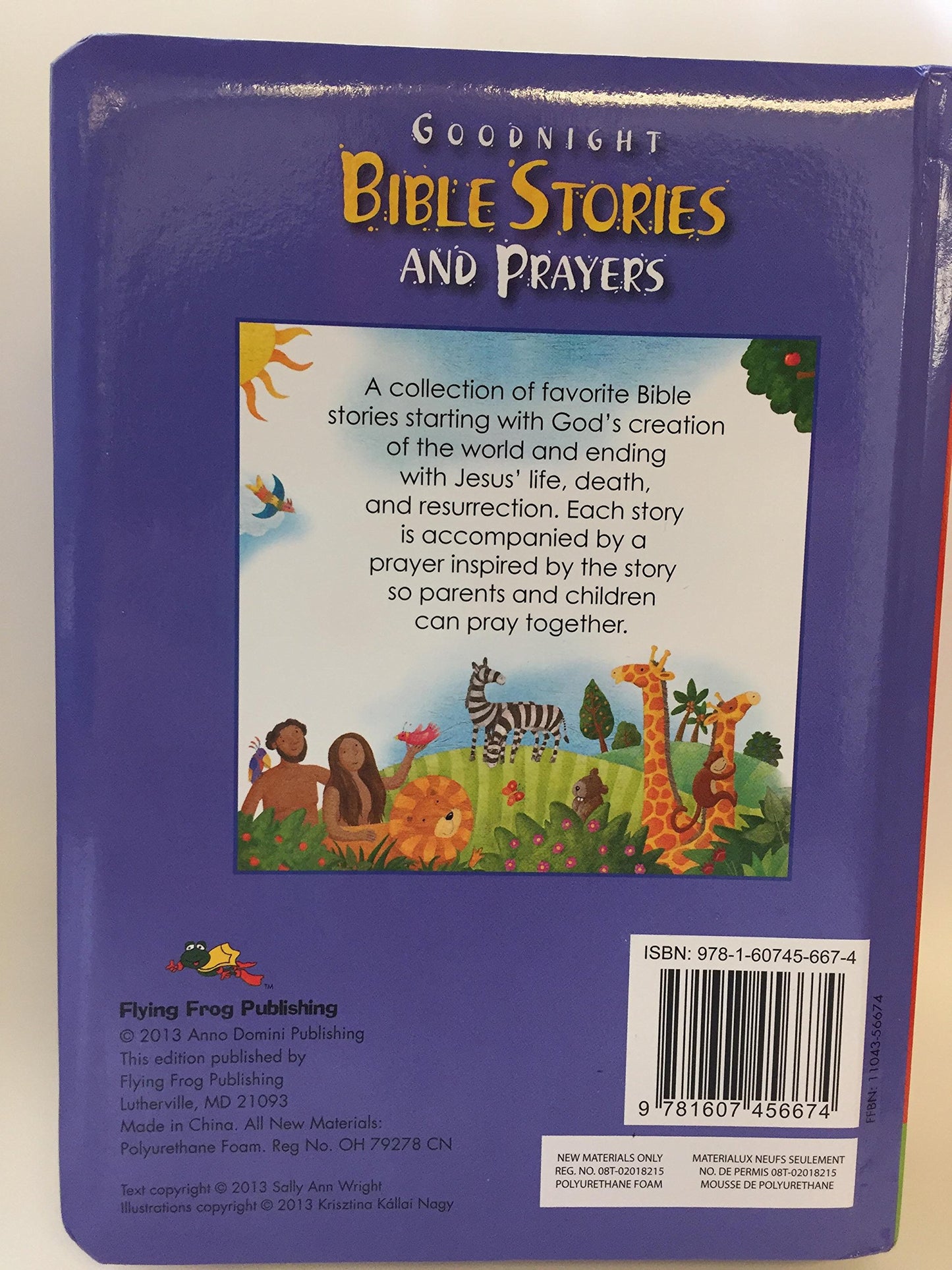 Goodnight Bible Stories and Prayers (2013, Hardcover)
