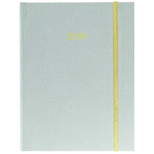 Gray Suede Hardbound Agenda