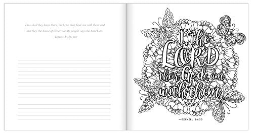 In His Presence Adult Coloring Book With Journal: Color and Journal as You Spend Time With God