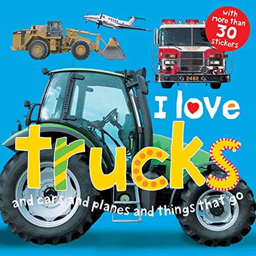 I Love Trucks Sticker Book - 1829