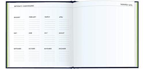 Linnea Design 2022 Monthly Planner, Journal, Appointment Book, Hardcover 9 x 9" with Original Artwork by Johanna Riley