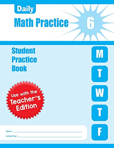 Daily Math Practice, Grade 6 Student Book - 9404