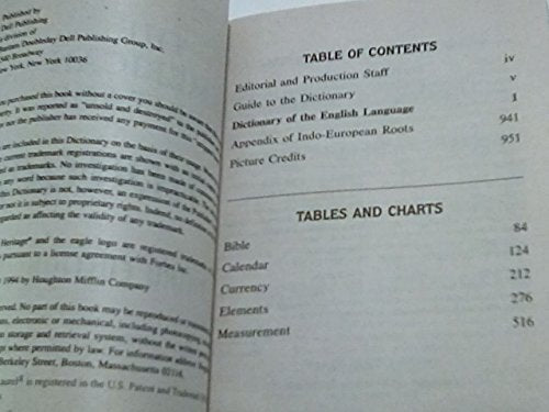 American Heritage Dictionary: Third Edition