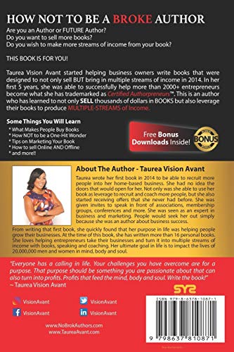 How Not To Be A Broke Author: 7 Tips on how NOT to be a non-selling non-money-making author!