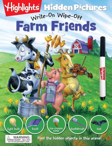 Farm Friends (Highlights™ Hidden Pictures® Write-On Wipe-Off)