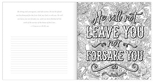 In His Presence Adult Coloring Book With Journal: Color and Journal as You Spend Time With God