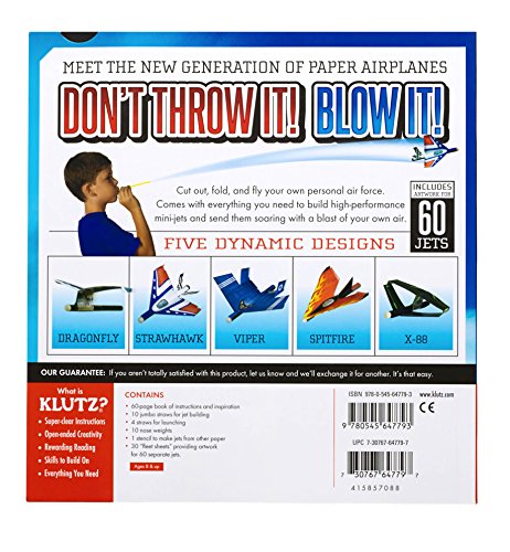 Klutz Straw Shooter Jets Activity Kit