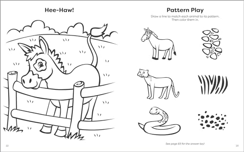 My First Animal Activity Book: For Kids 3-5
