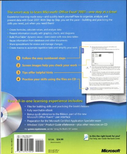 Microsoft Office Excel 2007 Step by Step