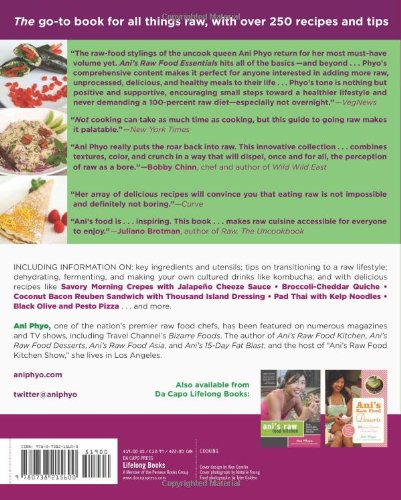 Ani's Raw Food Essentials: Recipes and Techniques for Mastering the Art of Live Food