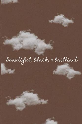 Chocolate Cloud College Rule Lined Notebook--133pgs.: Black Female Empowerment