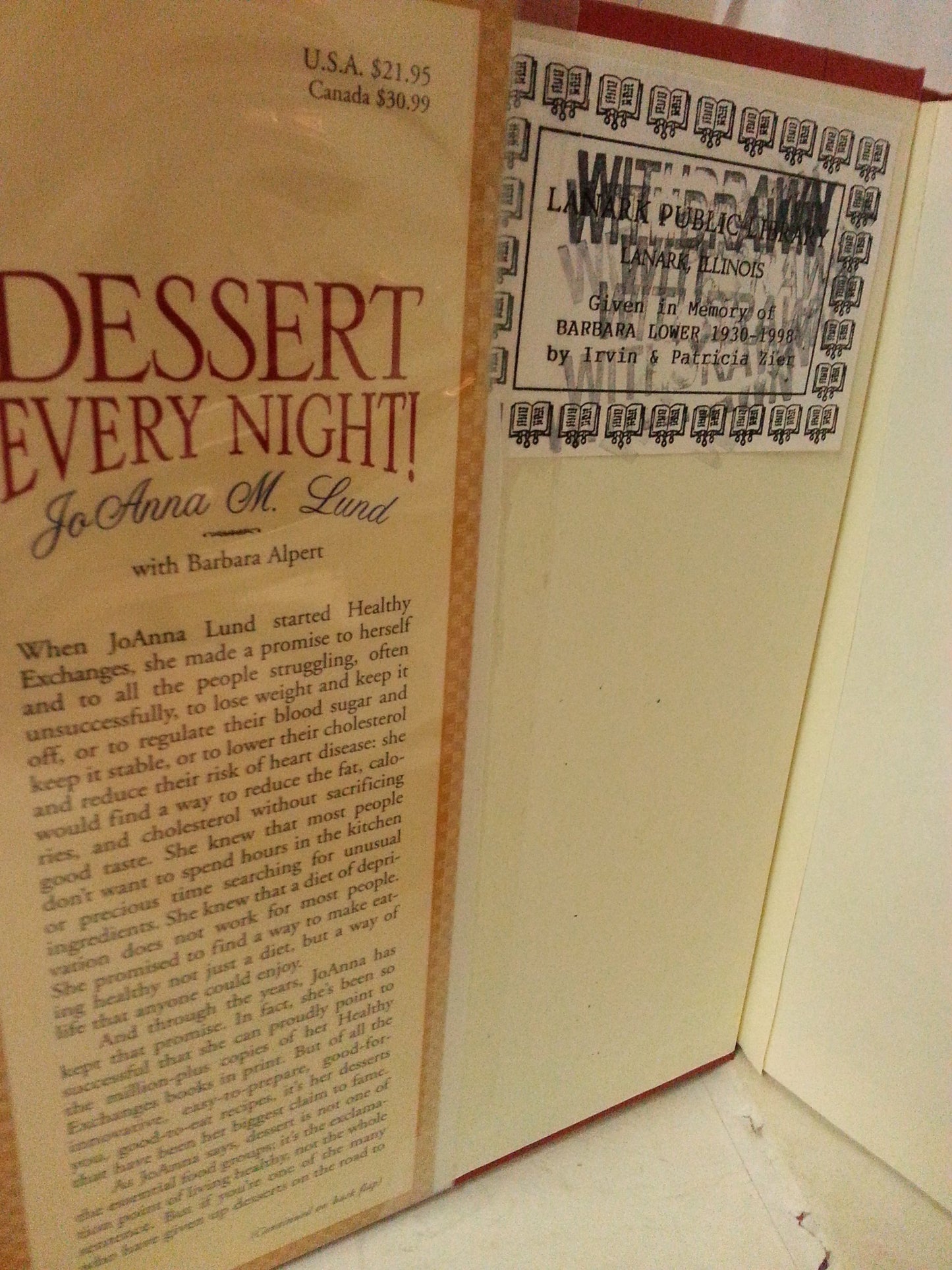 Dessert Every Night!