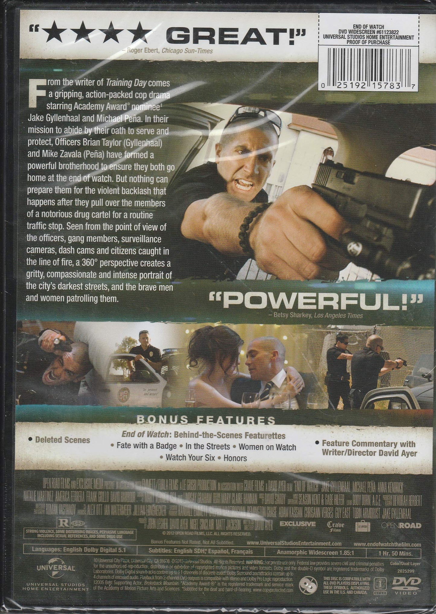END OF WATCH [DVD]