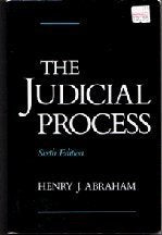 The Judicial Process: An Introductory Analysis of the Courts of the United States, England, and France