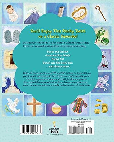 Bible Sticker Tic-Tac-Toe: A Sticky Twist on a Classic Favorite!