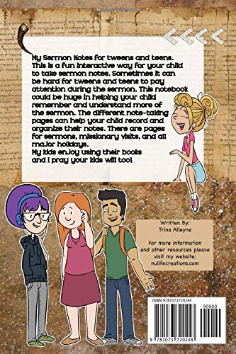 My Sermon Notes: For Tweens and Teens