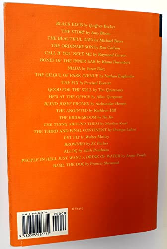 The Best American Short Stories 2000