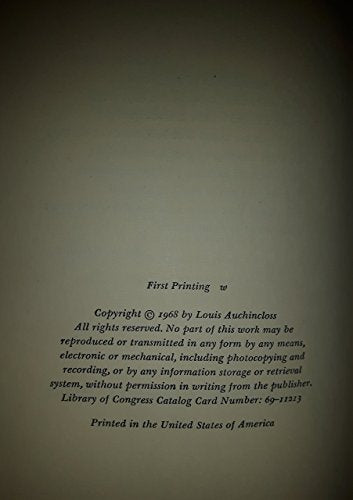 A World of Profit by Louis Auchincloss (1968-06-01)