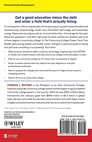 The Community College Career Track: How to Achieve the American Dream without a Mountain of Debt