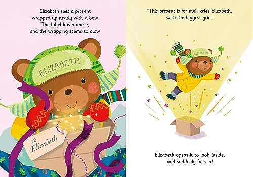 Elizabeth on the North Pole Express: A Personalized Christmas Picture Book Story for Toddlers and Kids (North Pole Express Bears)