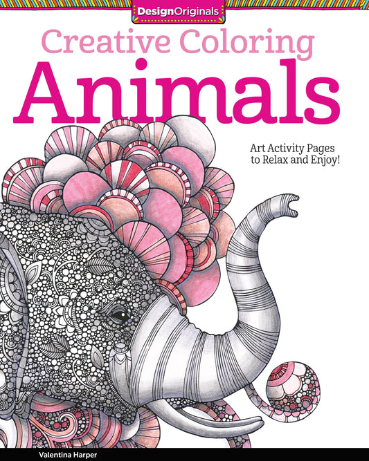 Creative Coloring Animals: Art Activity Pages to Relax and Enjoy! (Design Originals) 30 Designs of Owls, Dogs, Horses, Fish, Pigs, & More, on Extra-Thick Perforated Paper, plus Beginner-Friendly Tips - 81