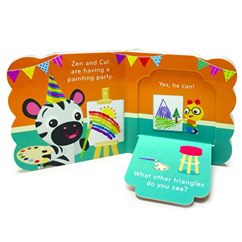 Baby Einstein Circles and Squares Lift a Flap Board Book (Chunky Lift-a-Flap)