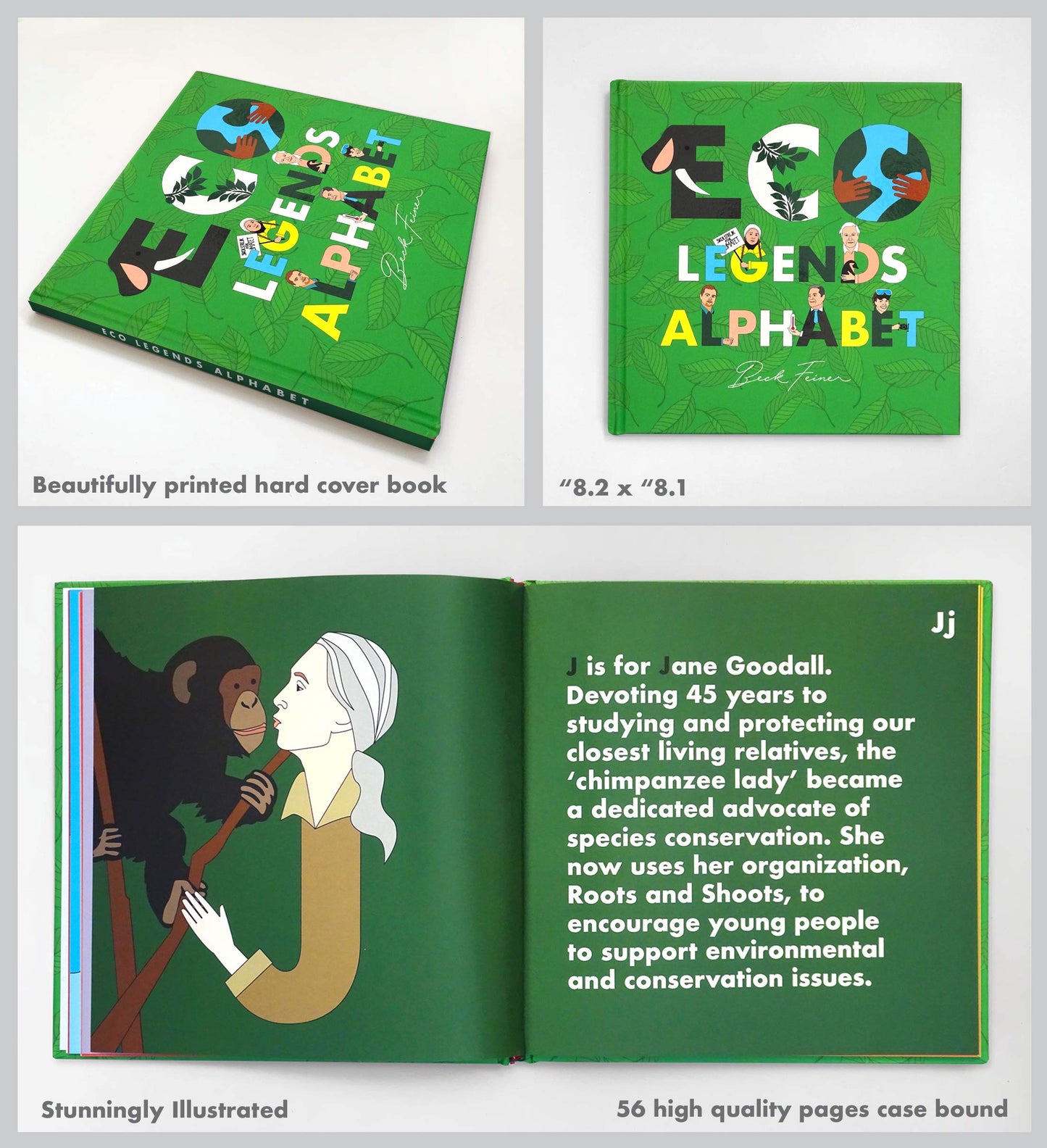 ECO Legends Alphabet Book | ABC Books by Alphabet Legends Hardcover