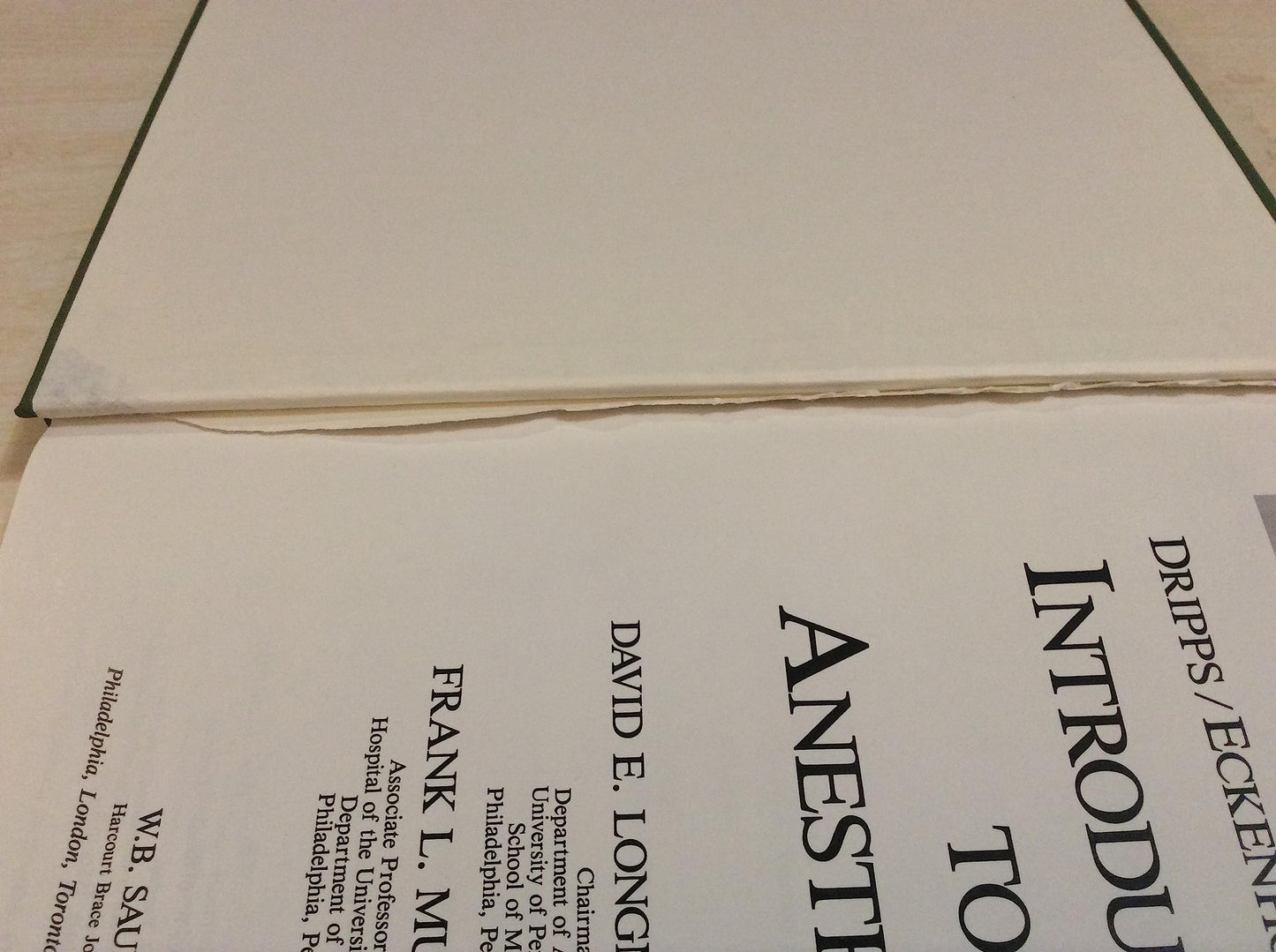 Introduction to Anesthesia: Dripps/Eckenhoff/Vandam