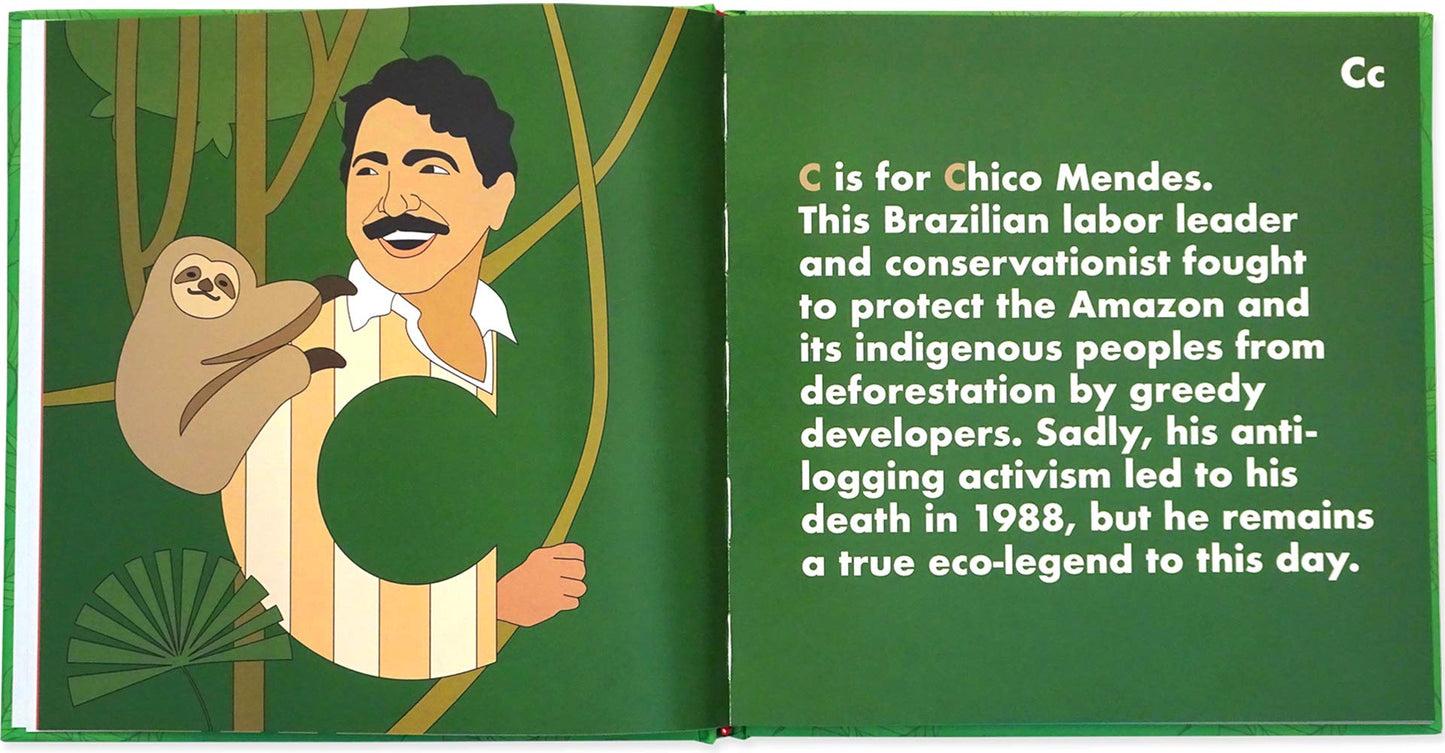 ECO Legends Alphabet Book | ABC Books by Alphabet Legends Hardcover