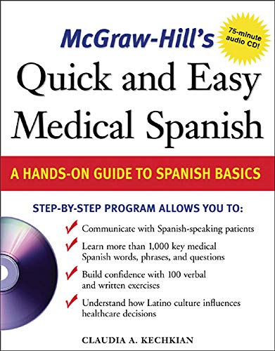 McGraw-Hill's Quick and Easy Medical Spanish w/Audio CD - 6695