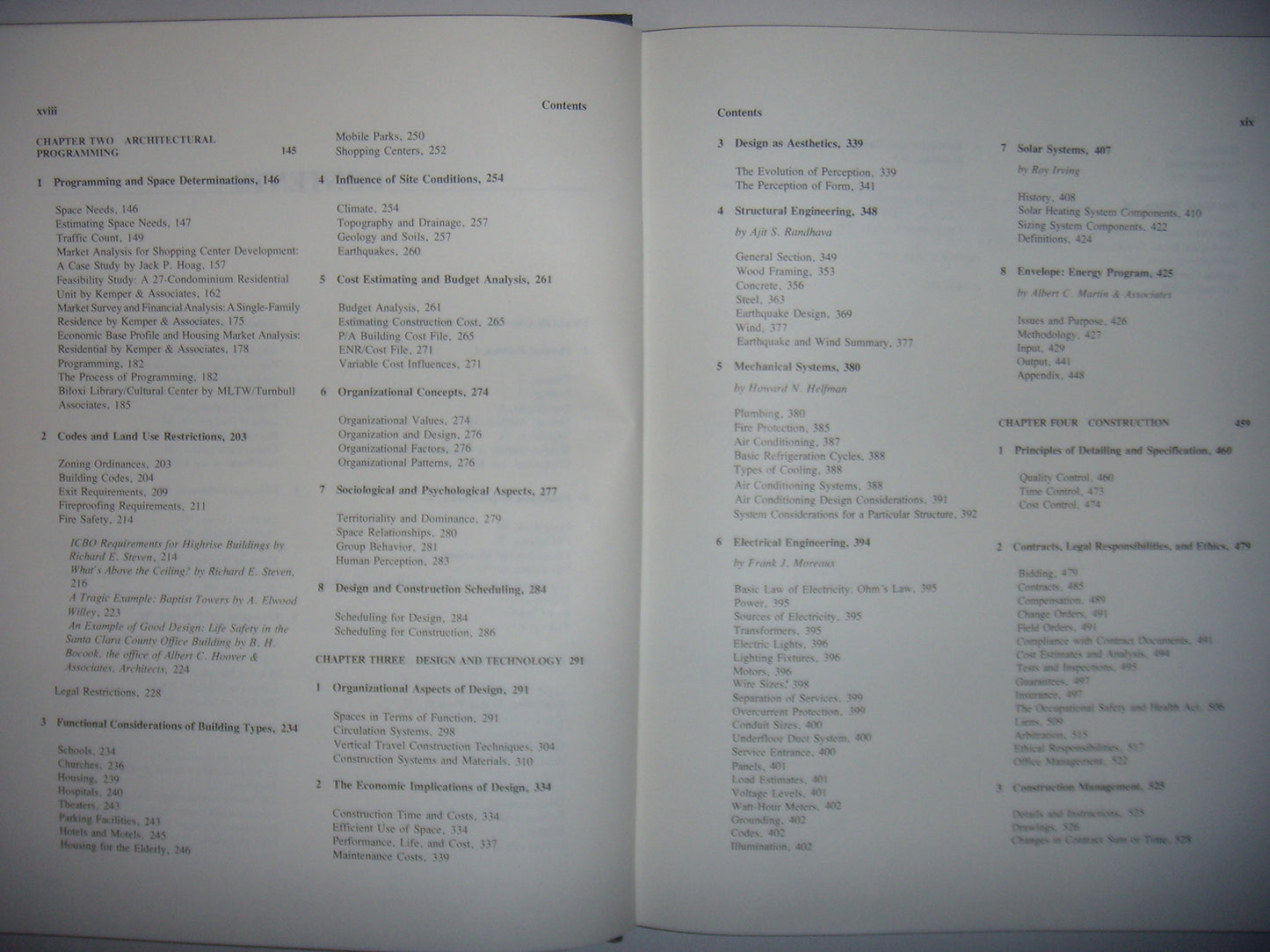 Architectural handbook: Environmental analysis, architectural programming, design and technology, and construction
