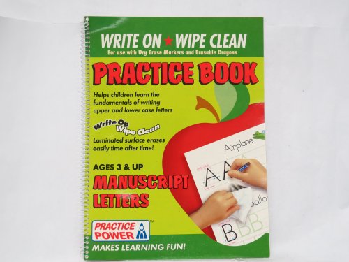 Write On/wipe Clean Practice Book: Manuscript Letters