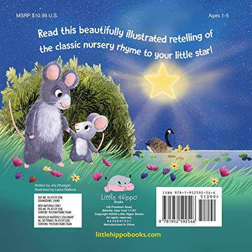 Twinkle, Twinkle Little Star - Childrens Chunky Padded Board Book - Classic