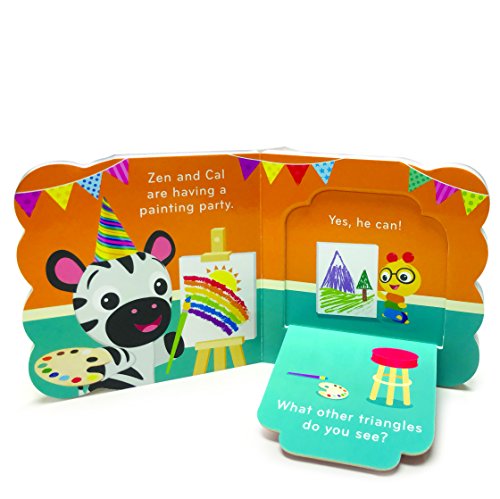 Baby Einstein Circles and Squares Lift a Flap Board Book (Chunky Lift-a-Flap)