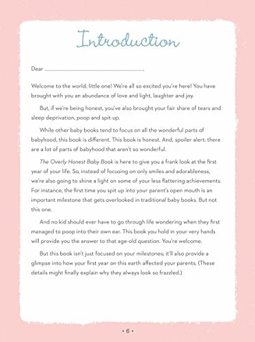 The Overly Honest Baby Book: Uncensored Memories from Babys First Year (Sh!t No One Tells You, 3)
