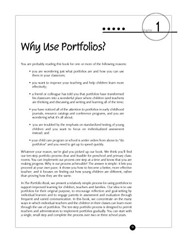 The Portfolio Book: A Step-by-Step Guide for Teachers