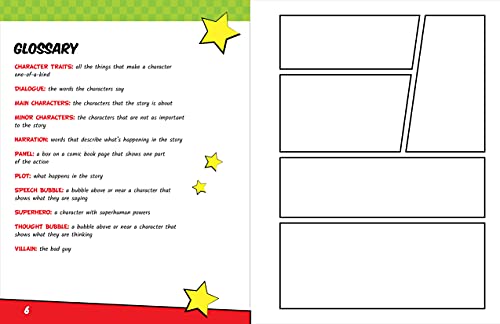 Draw Your Own Comic Book: Action-Ready Comic Pages, Kid-Friendly Instructions, and Colorful Stickers to Bring Your Amazing Story to Life!